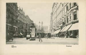 Uitzicht op straat in Wenen