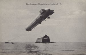 Zeppelin LZ III door Photographer German