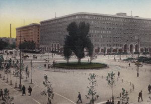 Japan, ca. 1912: Marunouchi-gebouw, Tokio door Photographer Japanese
