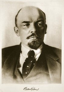 Lenin (fotogravure) door Photographer Russian
