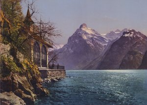 De Tell-kapel, Gitschen u Urirotstock (kleurenfoto)