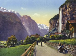 Lauterbrunnen, de Staubbach (foto)