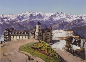 Rigikulm en de Berner Alpen (kleurenfoto)