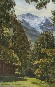 Wengen, Zwitserland (kleurenfoto) door Photographer Swiss