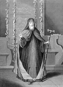 De Griekse patriarch van Constantinopel door Picart (after)