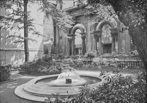 Fontein van de Bank of England, City of London, ca. 1910 1911
