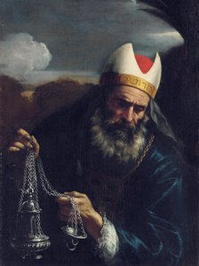 Aäron, Hogepriester van de Israëlieten, met een wierookvat