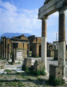 Italië, Campania, Pompeii, Forum