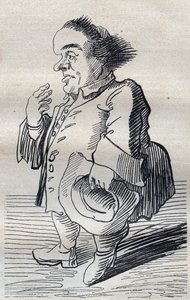 Een Diepe Denker - Cartoon door Pier Leone Ghezzi (1674-1755) - 1740