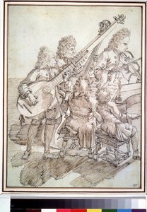 Het concert door Pier Leone Ghezzi