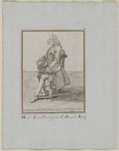 Monsieur Ition Chirurgo del sre. Duca di Nivers, 1749 door Pier Leone Ghezzi