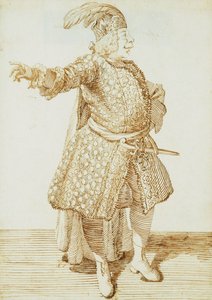 Portret van de castraat Gaetano Caffarelli, c.1735 door Pier Leone Ghezzi