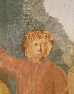 Geboorte van Christus (detail) door Piero della Francesca