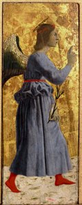 Polyptiek van Barmhartigheid: de Maagd van Barmhartigheid, omringd door heiligen (detail)