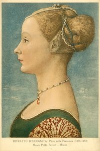 Portret van een onbekende vrouw