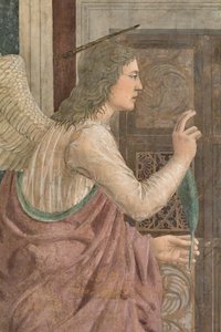 De Annunciatie (detail) door Piero della Francesca