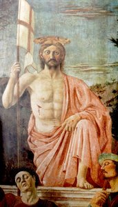 De Opstanding is een frescoschilderij van Piero della Francesca door Piero della Francesca
