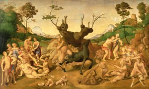 De Tegenslagen van Silenus, ca. 1500 door Piero di Cosimo