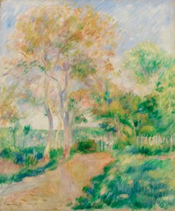 Herfstlandschap door Pierre-Auguste Renoir