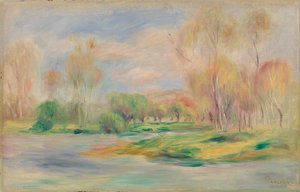 Landschap door Pierre-Auguste Renoir