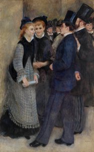 Het Conservatorium Verlaten door Pierre-Auguste Renoir