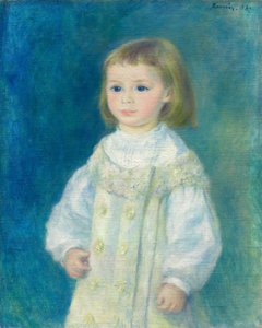 Lucie Berard (Child in White) door Pierre-Auguste Renoir