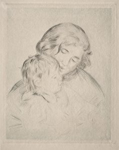 Moeder en Kind door Pierre-Auguste Renoir
