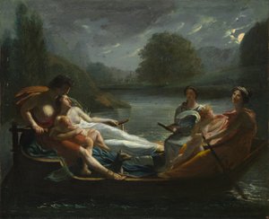 De droom van geluk, na 1819 door Pierre Paul Prud