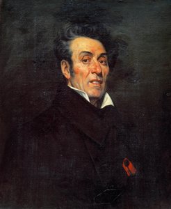 Portret van Alphonse de Lamartine door Pierre Achille Coqueret