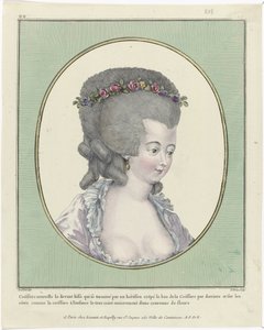 Coiffures, Poufs, Hats and Bonnets: Eleven Coiffures and Headdresses door Pierre Adrien Le Beau