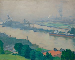 De Seine bij Croisset nabij Rouen, 1927