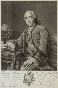Portret van Prins Dmitriy Mikhailovich Golitsyn 1721-1793