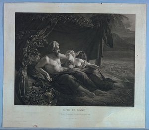 Ruth en Boaz door Pierre Alexandre Tardieu