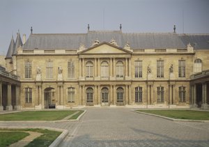 Gevel van het Hotel de Soubise, gebouwd 1705-09