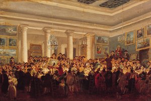 Openbare Verkoop in het Hotel Bullion door Pierre Antoine Demachy