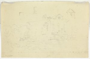 Een huis door Pierre Antoine Mongin
