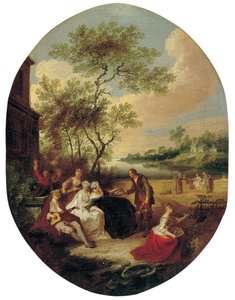 Lente Uit de serie De Vier Seizoenen door Pierre Antoine Quillard