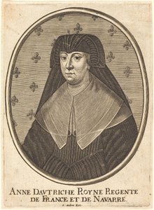 Anna van Oostenrijk door Pierre Aubry
