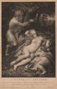 Jupiter en Antiope door Pierre Audouin