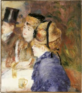 In het Café door Pierre Auguste Renoir