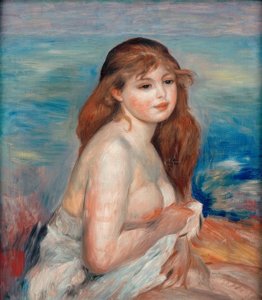 Badende Vrouw door Pierre Auguste Renoir
