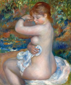 Baigneuse, 1888 door Pierre Auguste Renoir