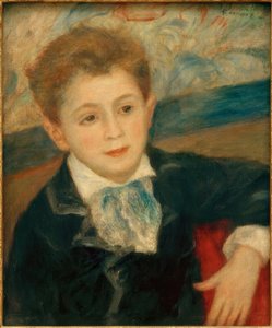Portret van Paul Meunier, zoon van Murer door Pierre Auguste Renoir