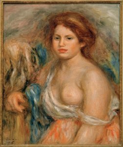 Borstbeeld door Pierre Auguste Renoir