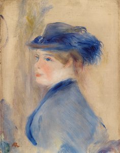 Borstbeeld van een Vrouw door Pierre Auguste Renoir