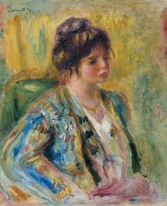 Buste van een vrouw in oosters kostuum, ca. 1895