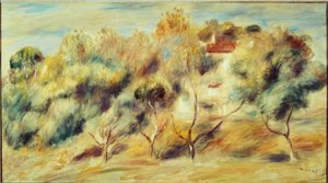 Cagnes door Pierre Auguste Renoir