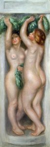 Kariatiden, ca. 1910 door Pierre Auguste Renoir