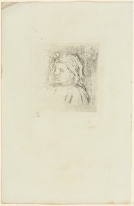 Claude Renoir Driekwart naar Links Gedraaid door Pierre Auguste Renoir