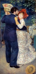 Country Dance door Pierre Auguste Renoir